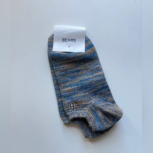 Japan brand Beams Women's Casual Blue and Brown Socks